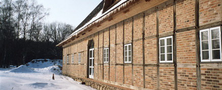 Viehhaus-Winter-Banner
